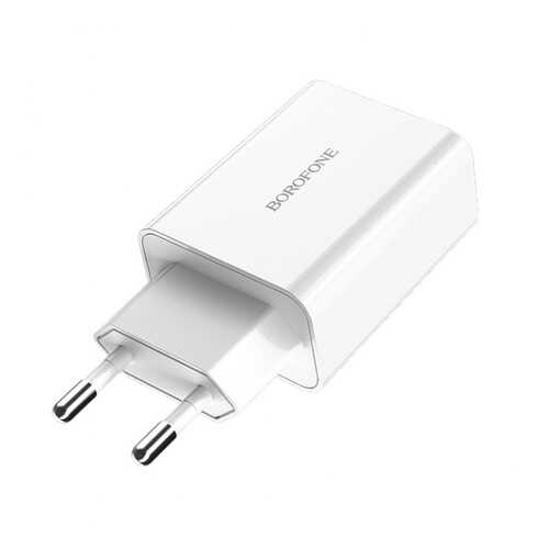 Сетевое зарядное устройство Borofone BA21A 1USB 3A White в Евросеть