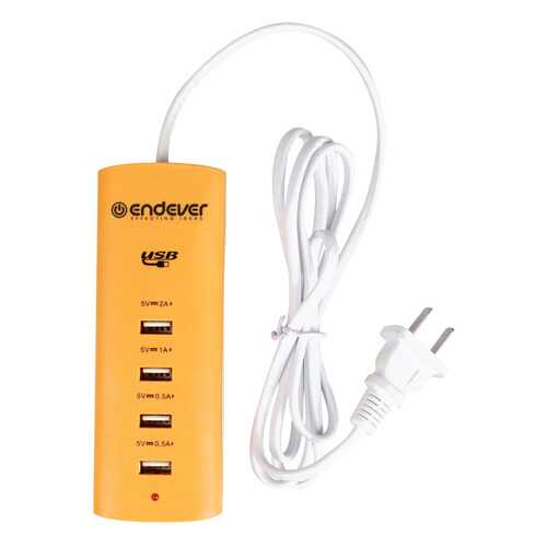 Сетевое зарядное устройство Endever MasterCharger-200 4 USB 4A Orange в Евросеть