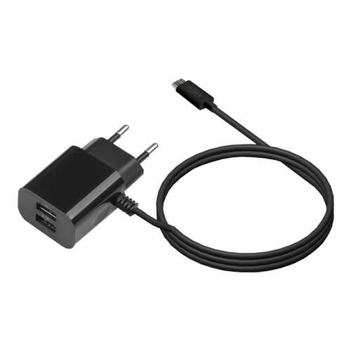 Сетевое зарядное устройство Jet.A UC-S14 2 USB 2,1A Black в Евросеть