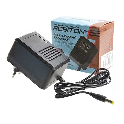 Сетевое зарядное устройство Robiton AB9-800S 9V-0,8А 5,5х2,1/12(-) в Евросеть