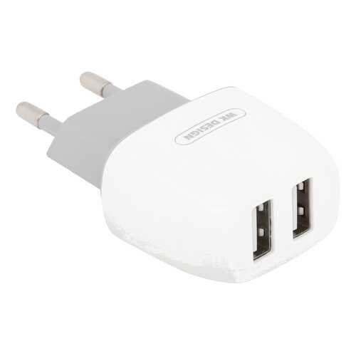 Сетевое зарядное устройство WK CADDY 2USB Charger WP-U05 white в Евросеть