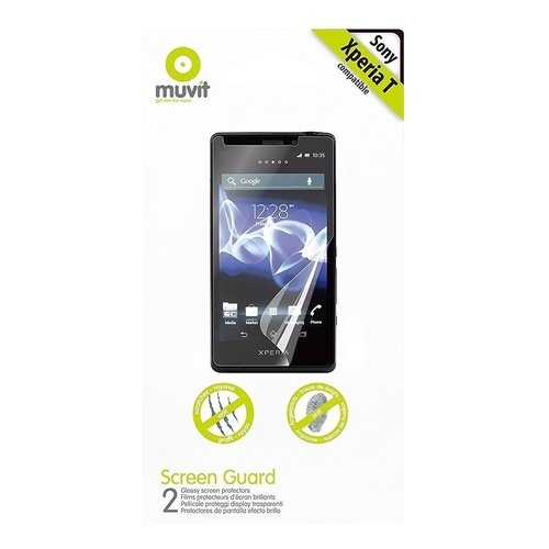 Пленка Muvit MUSCP0258 для Sony Xperia T 2шт в Евросеть