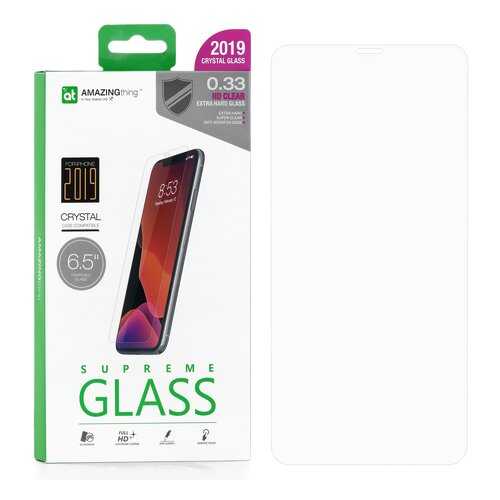 Защитное стекло AMAZINGthing Extra Hard Transparent 0.33mm для Apple iPhone XS Max в Евросеть