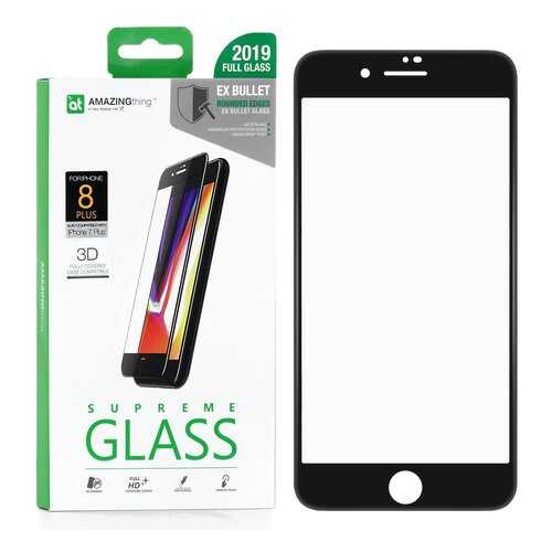 Защитное стекло AMAZINGthing SupremeGlass Extra Hard 3D Black для Apple iPhone 7 Plus в Евросеть