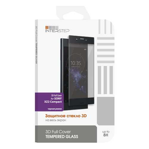 Защитное стекло InterStep для Sony XZ2 Compact Black в Евросеть