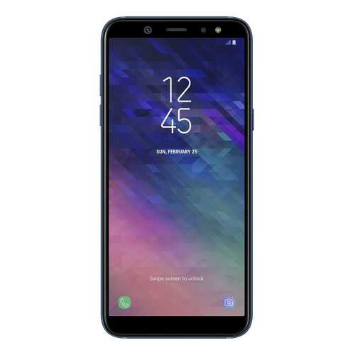 Защитное стекло Zibelino для Samsung A6 (A600) Blue в Евросеть