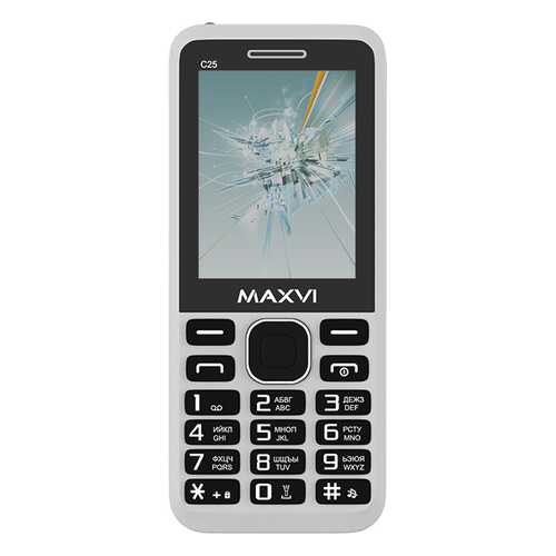 Мобильный телефон Maxvi C25 White в Евросеть