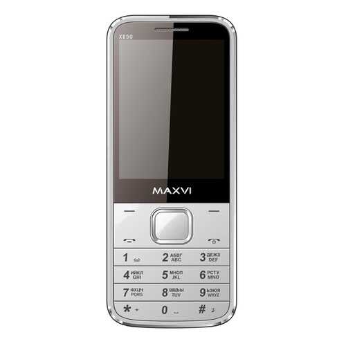 Мобильный телефон Maxvi X850 Silver в Евросеть