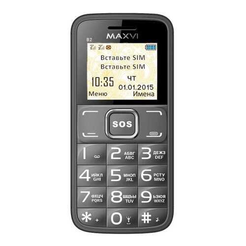 Мобильный телефон Maxvi B2 Grey в Евросеть