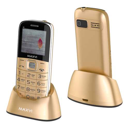 Мобильный телефон Maxvi B6 Gold в Евросеть
