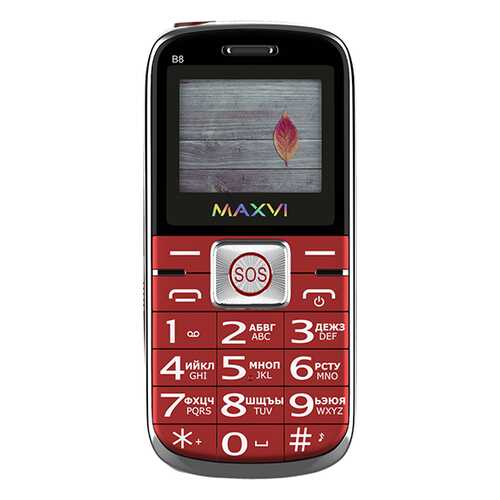 Мобильный телефон Maxvi B8 Red в Евросеть