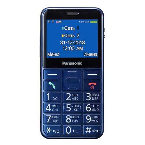 Мобильный телефон Panasonic KX-TU150 Blue в Евросеть