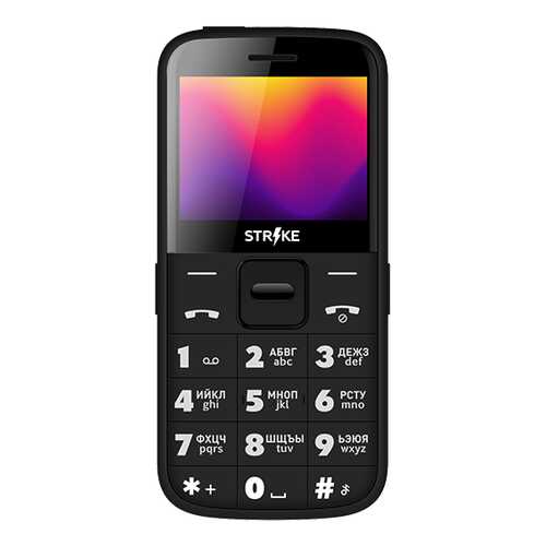 Мобильный телефон STRIKE S20 Black в Евросеть