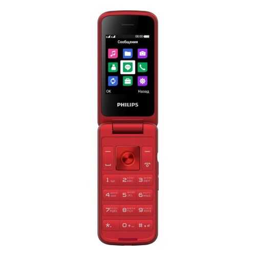 Мобильный телефон Philips Xenium E255 Red в Евросеть