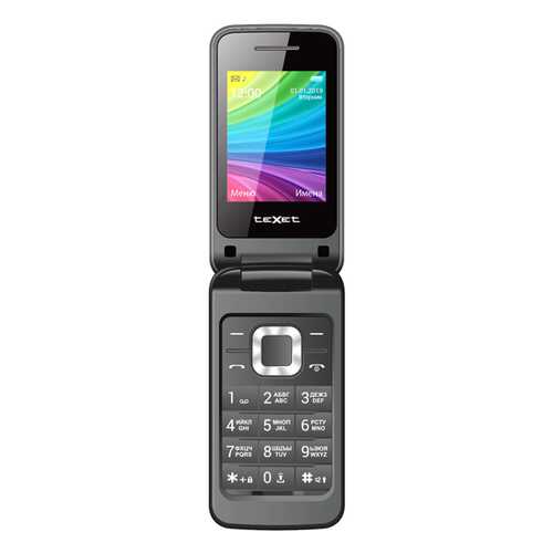 Мобильный телефон teXet TM-204 Grey в Евросеть