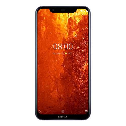 Смартфон Nokia 8.1 64Gb Indigo в Евросеть