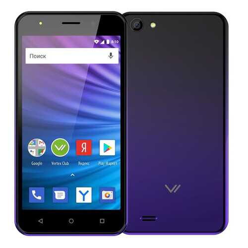 Смартфон Vertex Luck L100 3G Dark Blue в Евросеть